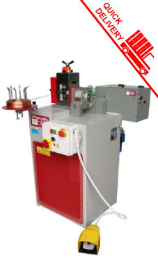 Up-Settable Wire Squeezer with Coiler